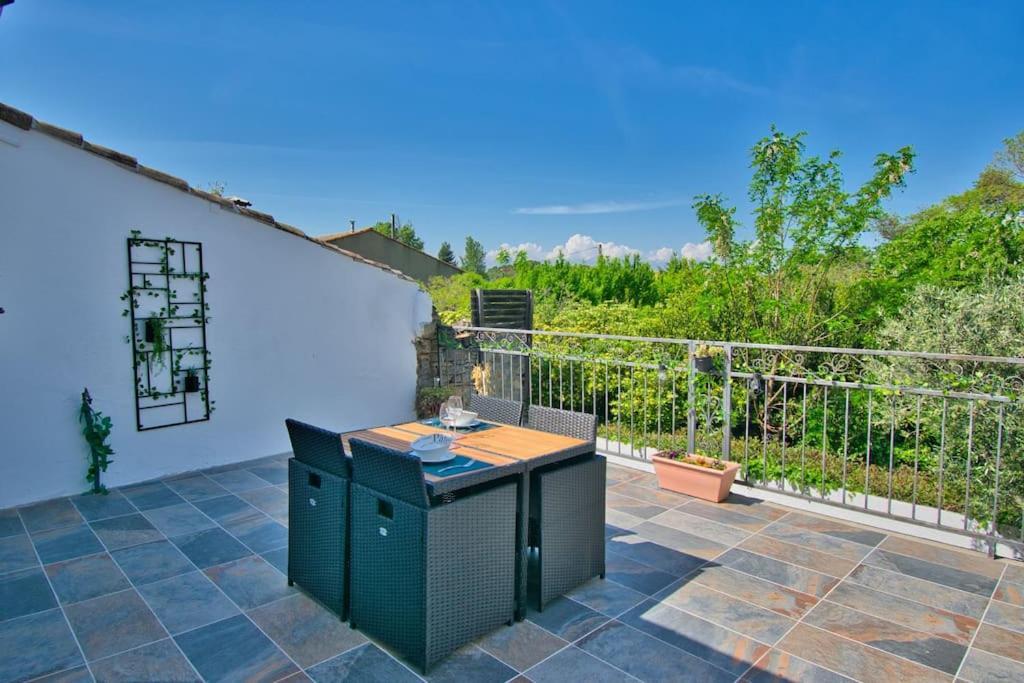 Villa Maison De Charme Centre Lezignan-C. Avec Terrasse Exterior foto